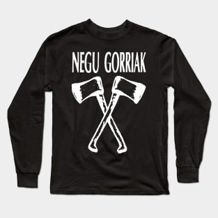 NEGU gorriak euskal herria Long Sleeve T-Shirt